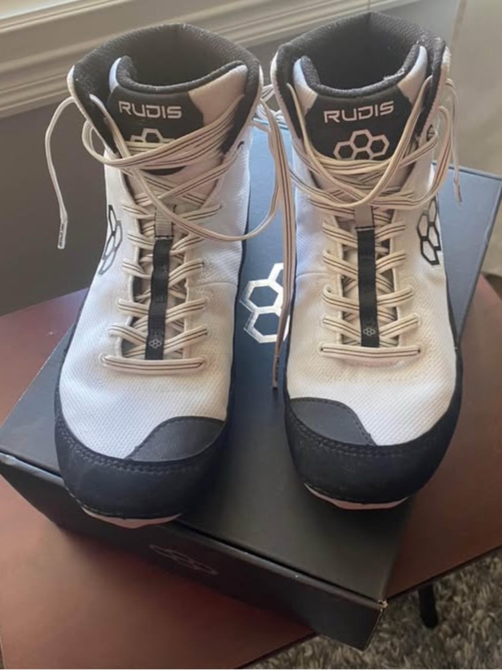 RUDIS Men’s Wrestling Shoes-Top in White and Black — 11.5 Brand new - Picture 4 of 5